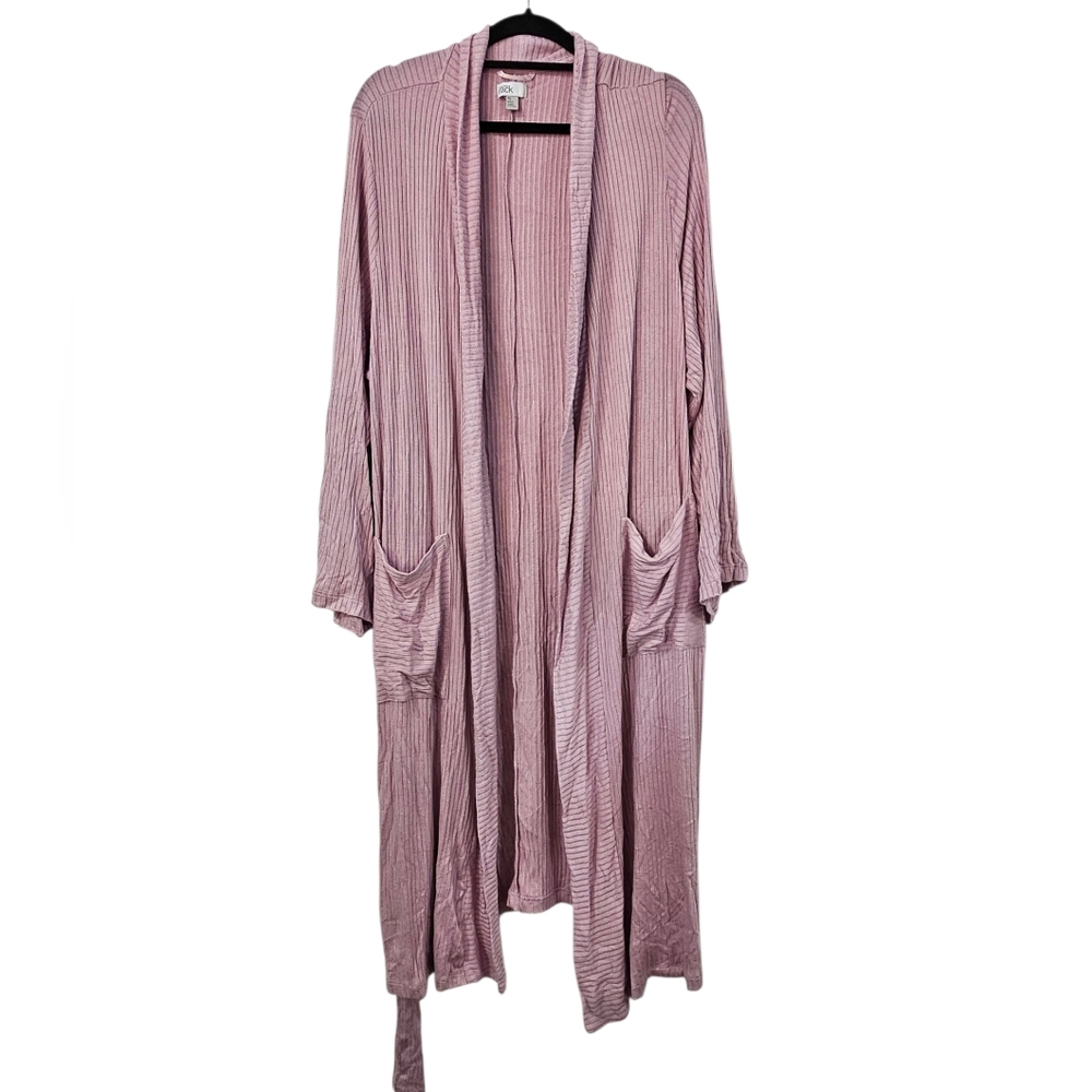 NWT Nordstrom Rack Ribbed Long Robe Size XL - Picture 1 of 5